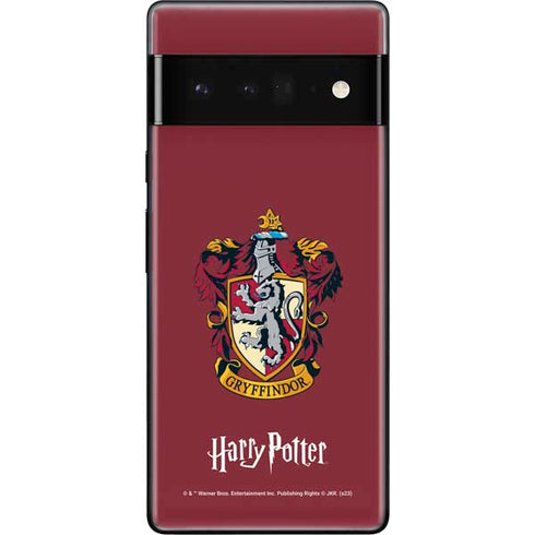 Wizarding World Harry Potter Gryffindor House Crest Google Pixel 6 Pro Skin